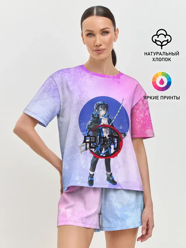 Женская пижама с шортами