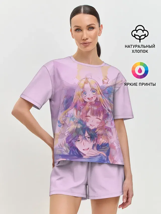 Женская пижама с шортами