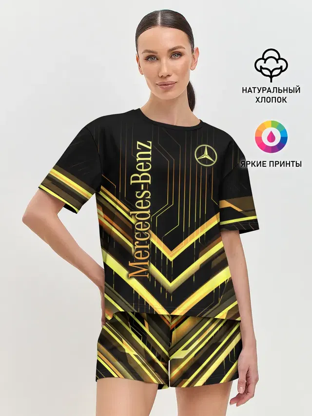 Женская пижама с шортами