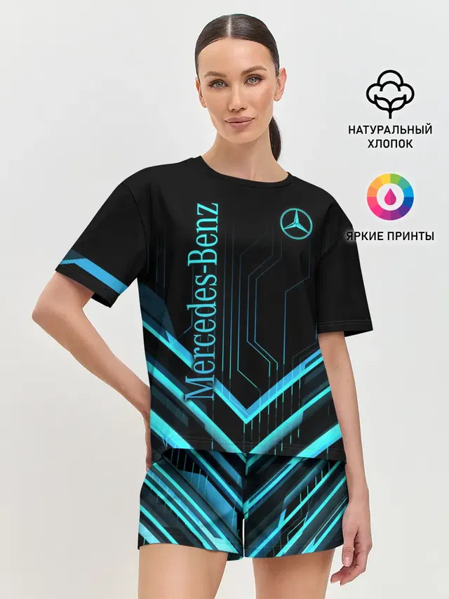 Женская пижама с шортами
