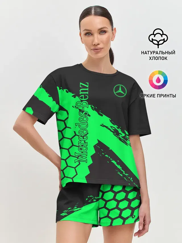 Женская пижама с шортами