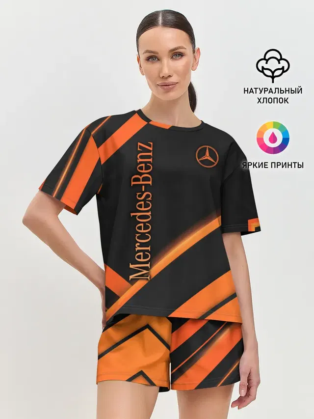 Женская пижама с шортами