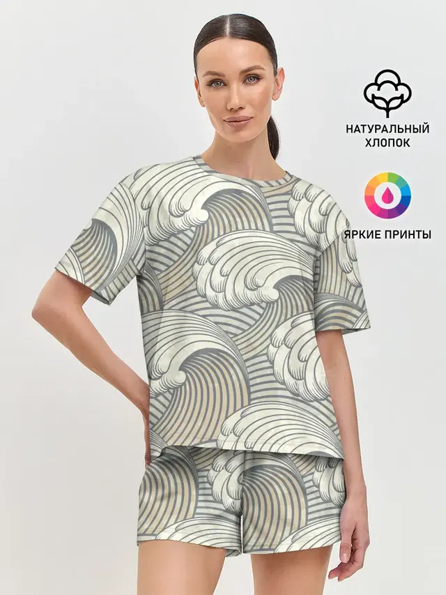 Женская пижама с шортами
