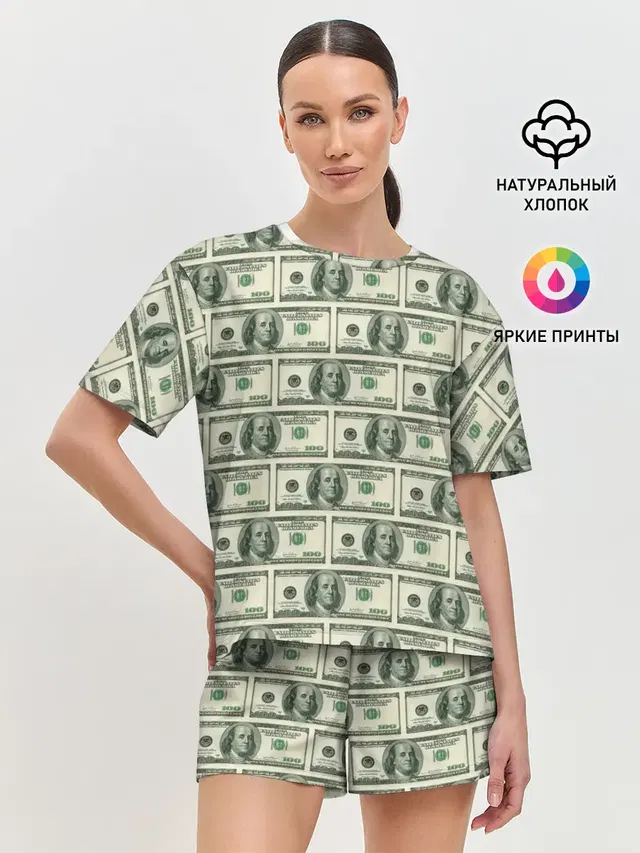 Женская пижама с шортами
