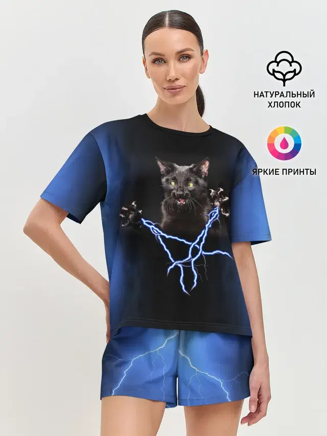 Женская пижама с шортами