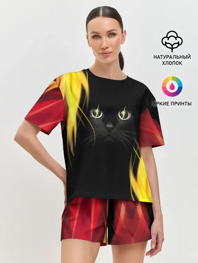 Женская пижама с шортами