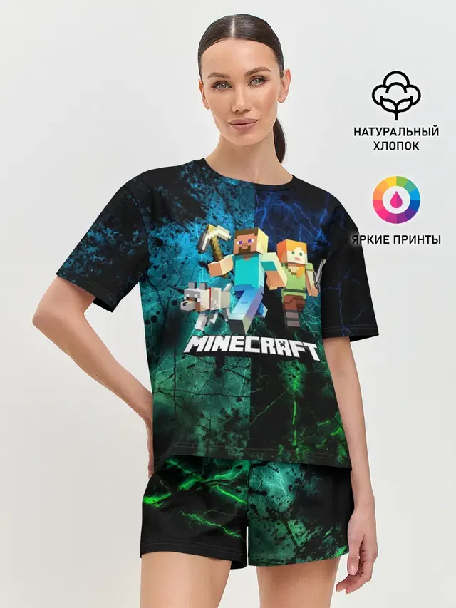 Женская пижама с шортами