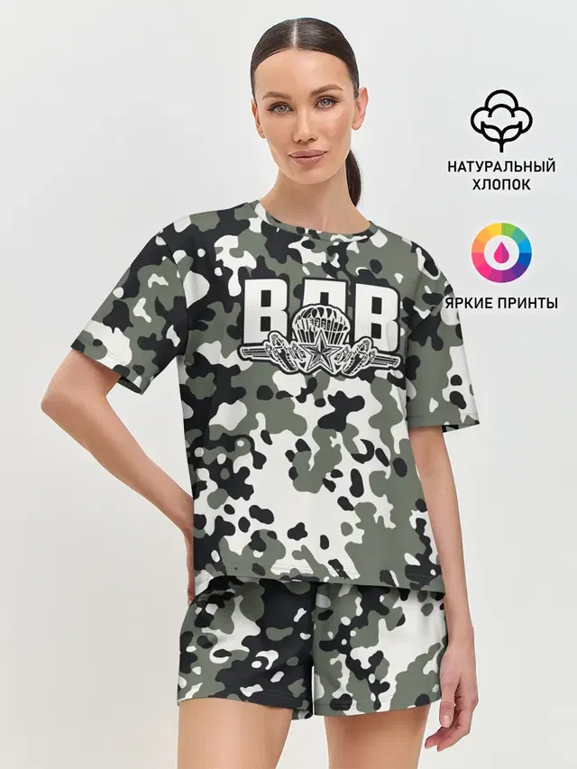 Женская пижама с шортами