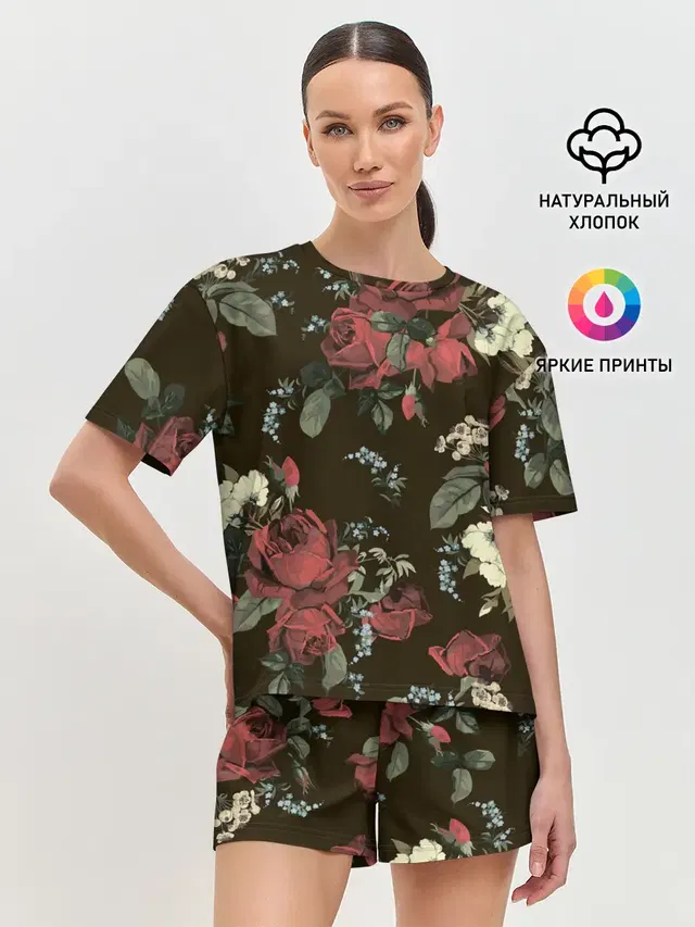 Женская пижама с шортами