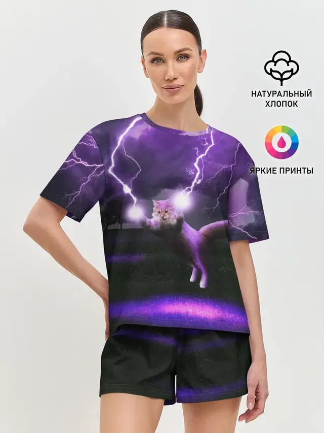 Женская пижама с шортами