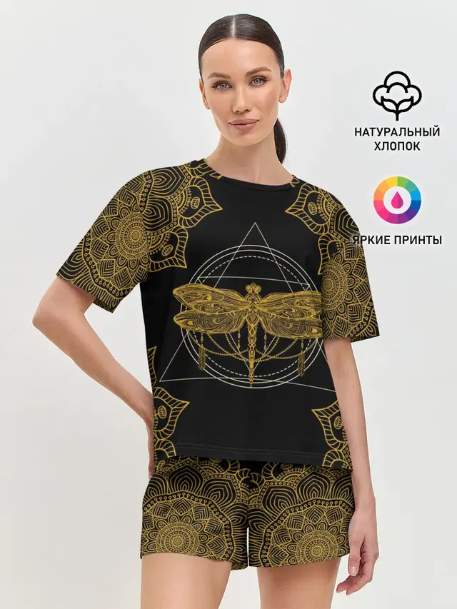 Женская пижама с шортами