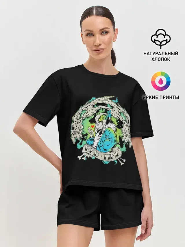 Женская пижама с шортами