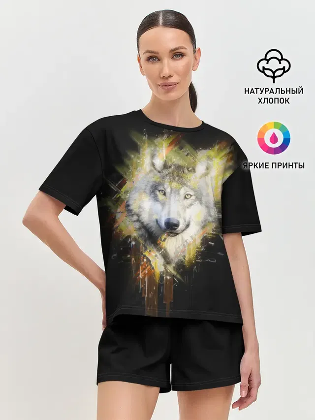 Женская пижама с шортами