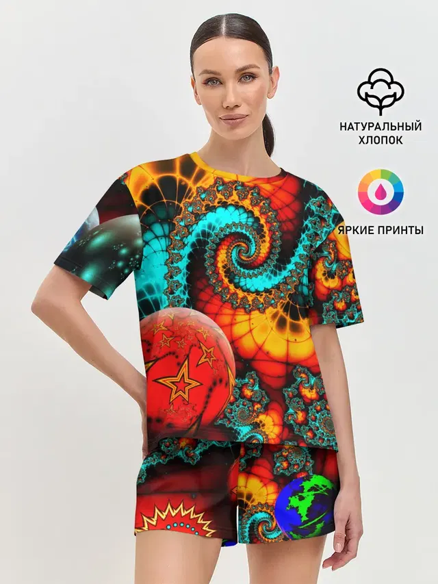 Женская пижама с шортами