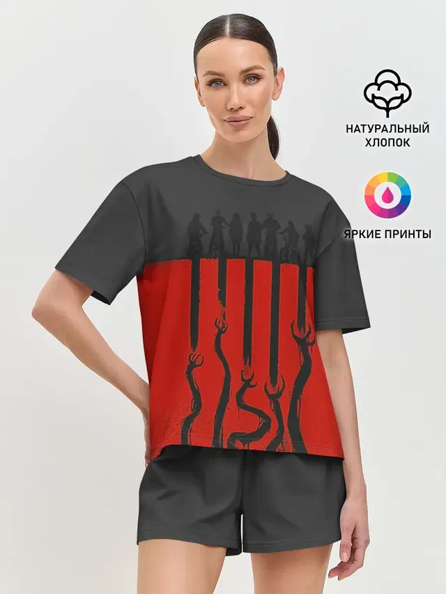 Женская пижама с шортами