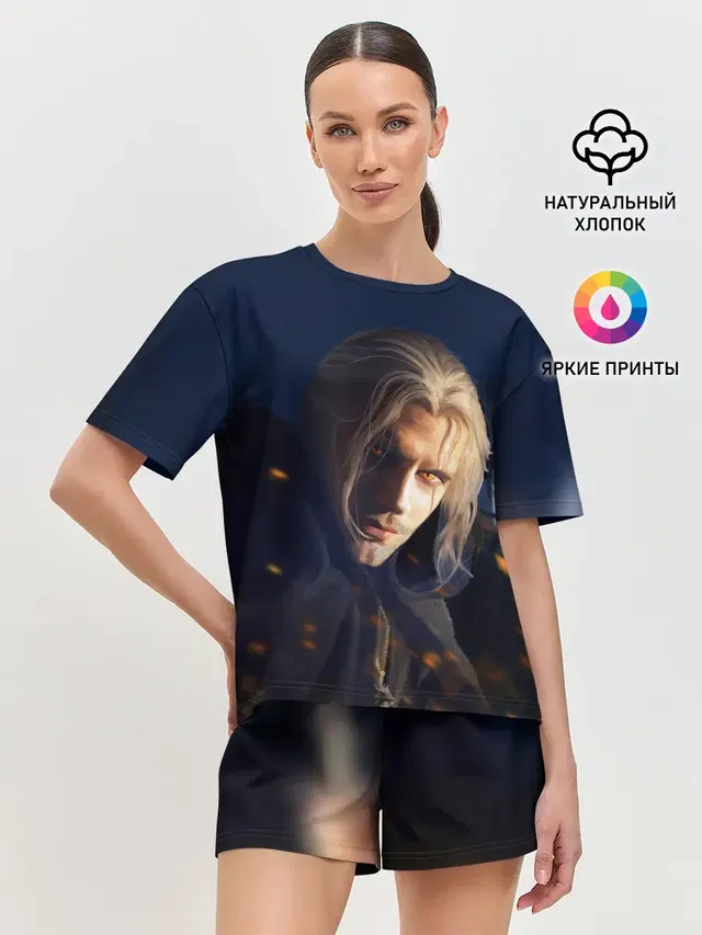 Женская пижама с шортами