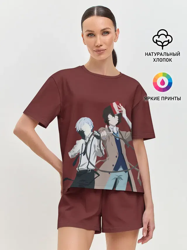 Женская пижама с шортами