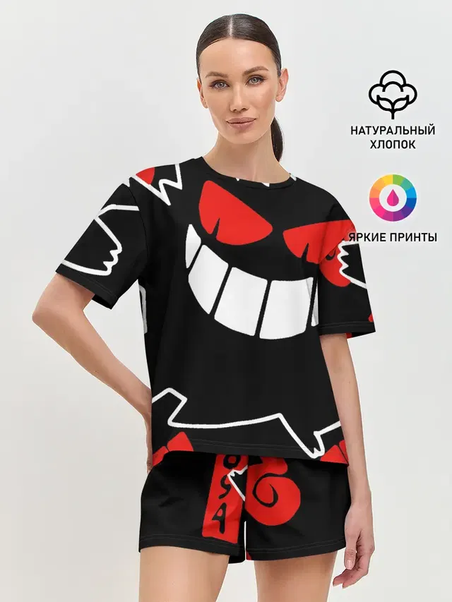 Женская пижама с шортами