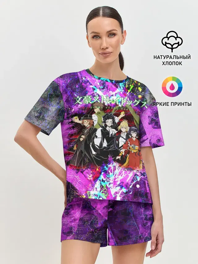 Женская пижама с шортами