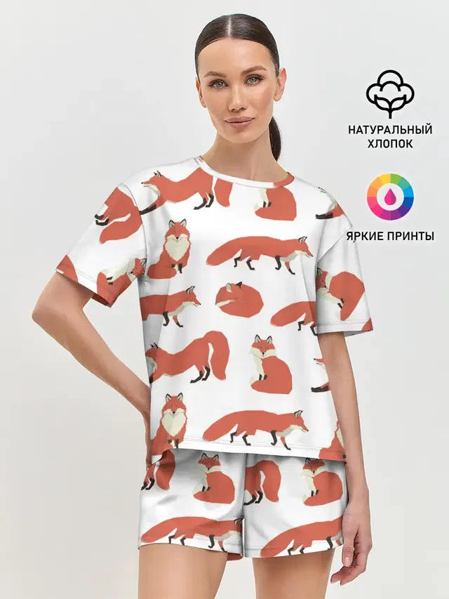 Женская пижама с шортами