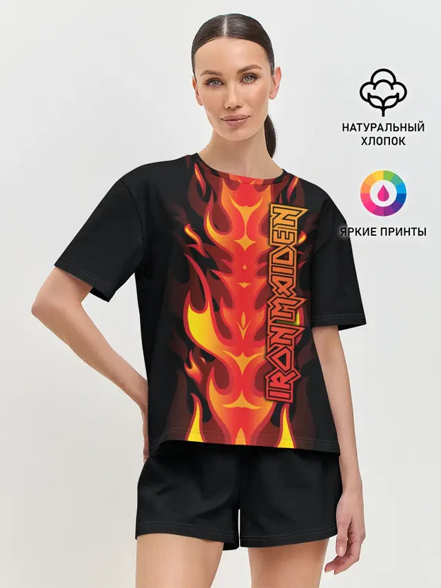 Женская пижама с шортами