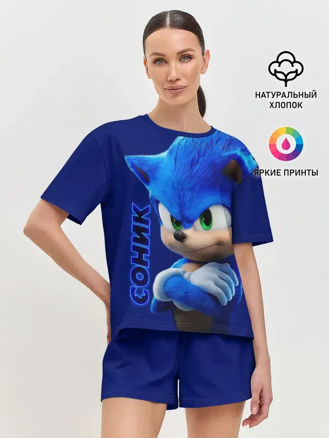Женская пижама с шортами