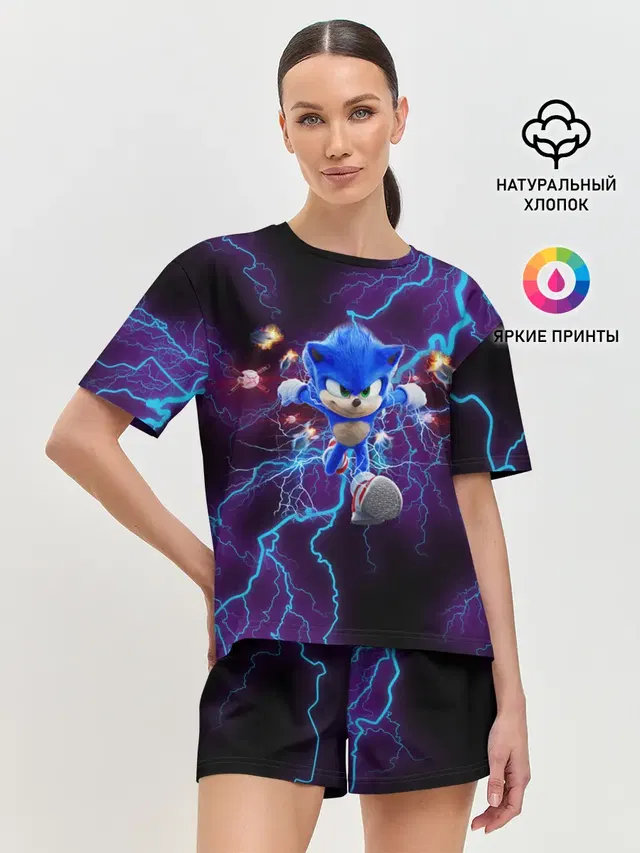 Женская пижама с шортами