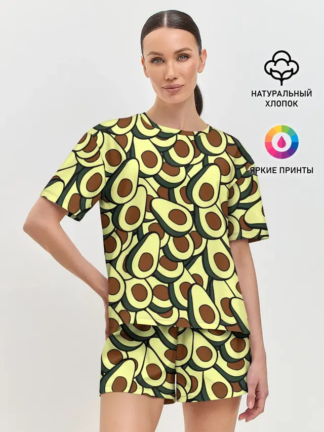 Женская пижама с шортами