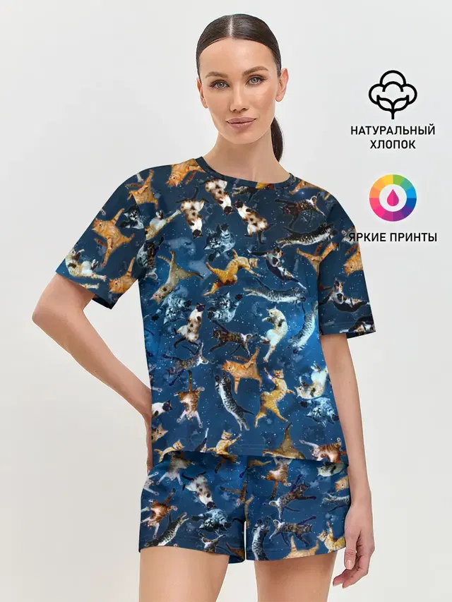 Женская пижама с шортами