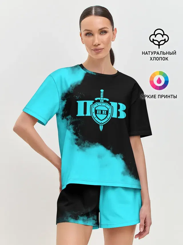Женская пижама с шортами
