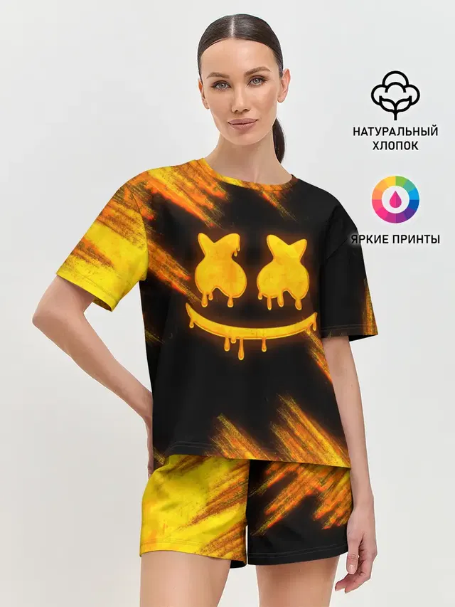 Женская пижама с шортами