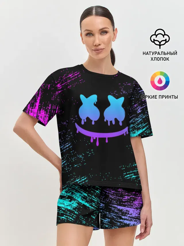 Женская пижама с шортами