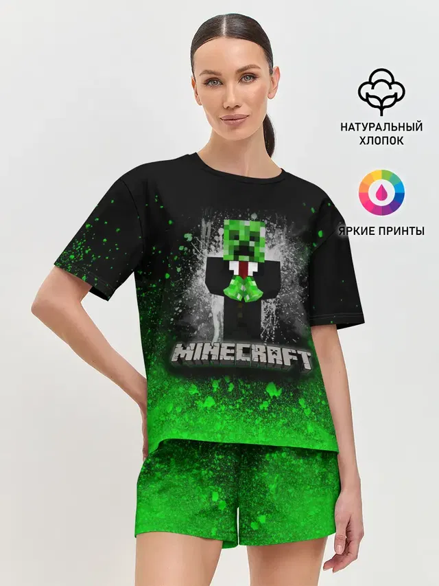 Женская пижама с шортами