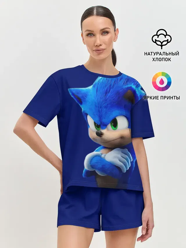 Женская пижама с шортами