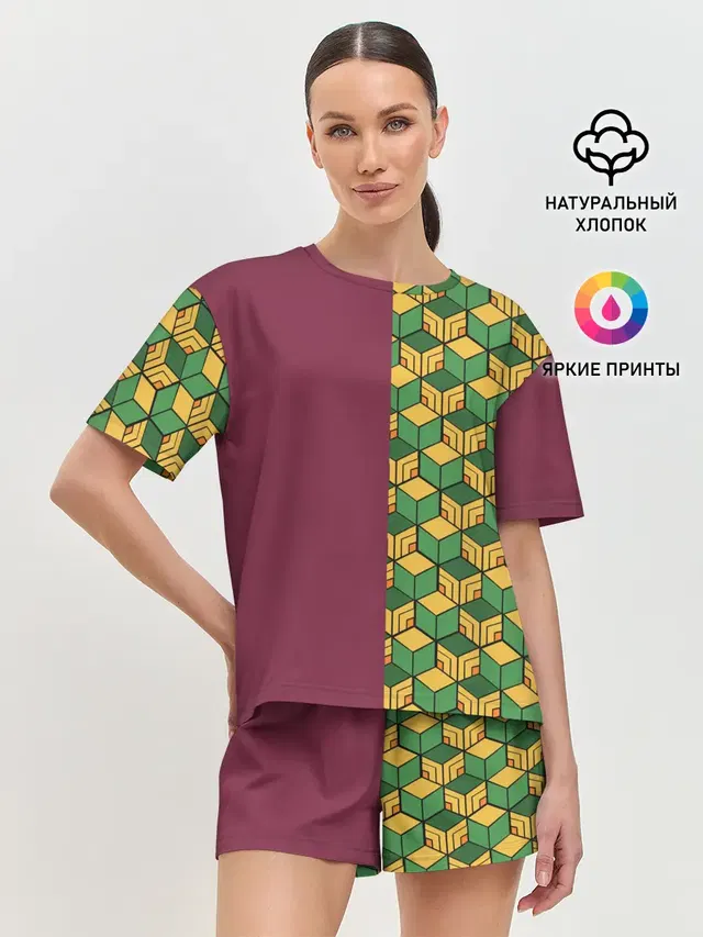 Женская пижама с шортами