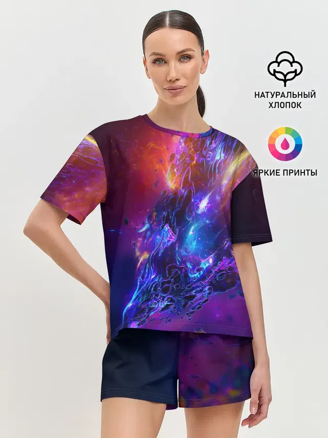 Женская пижама с шортами
