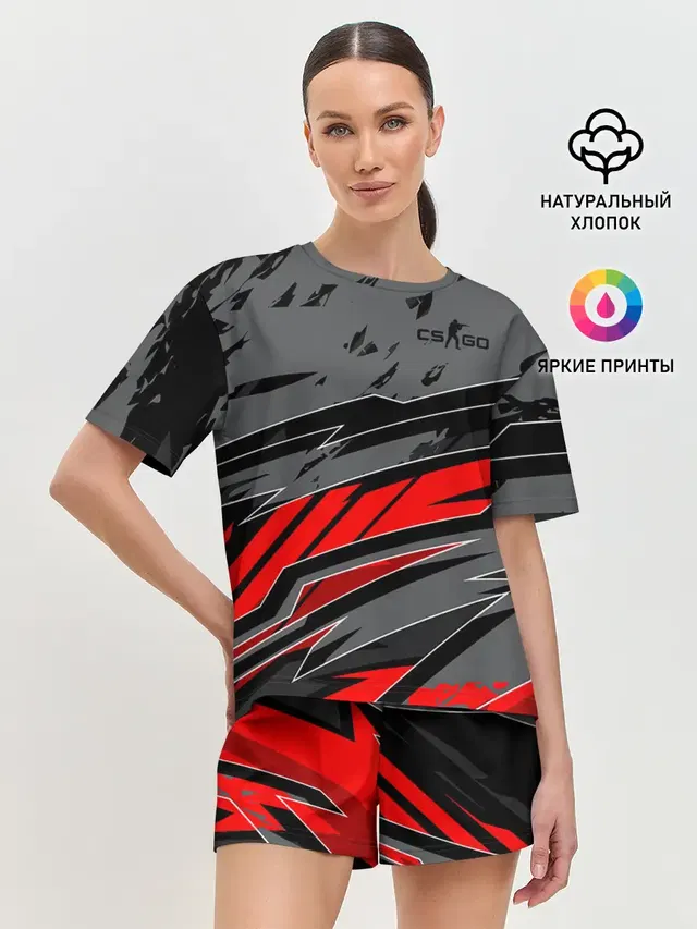 Женская пижама с шортами
