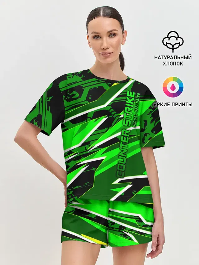 Женская пижама с шортами