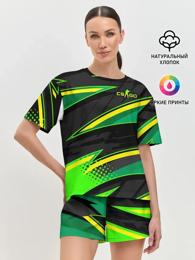 Женская пижама с шортами