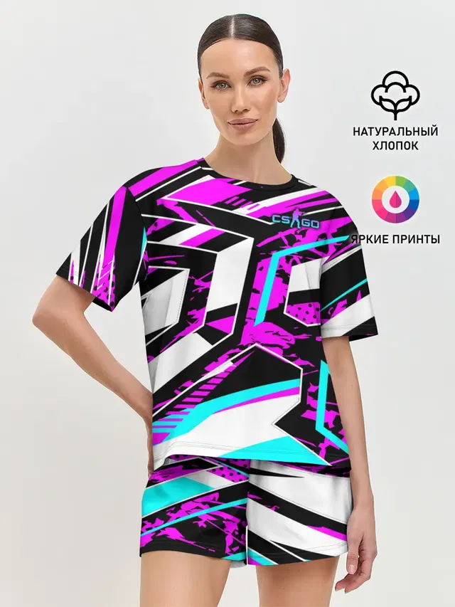 Женская пижама с шортами