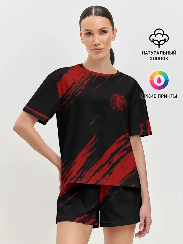 Женская пижама с шортами