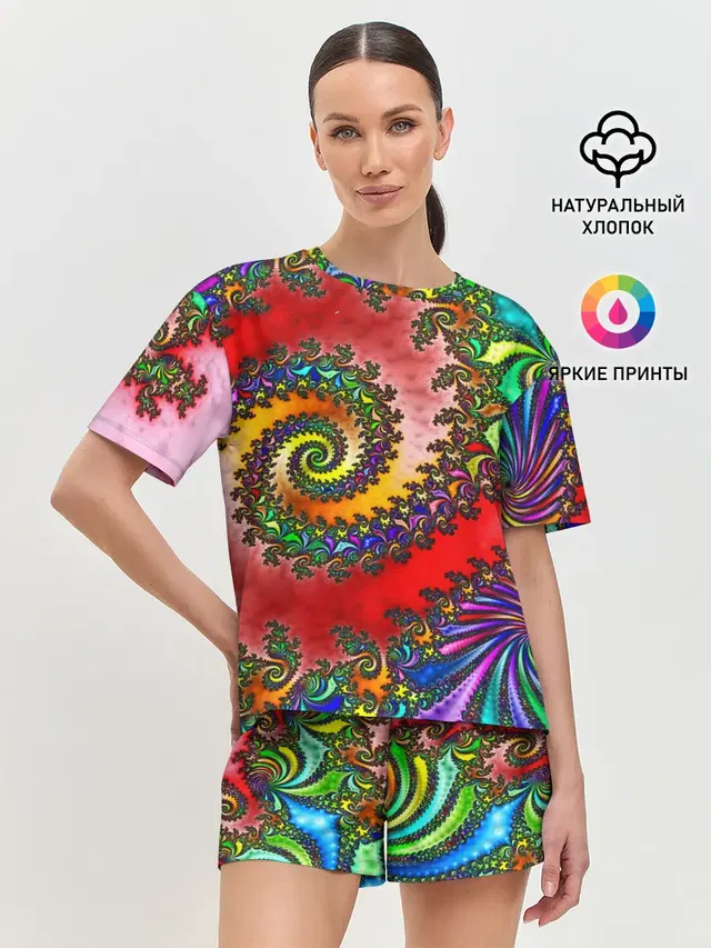 Женская пижама с шортами