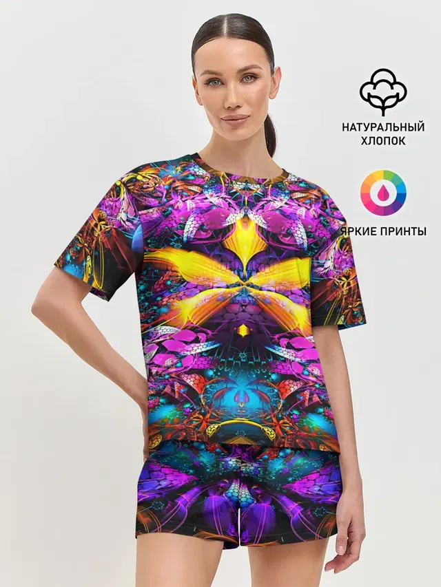 Женская пижама с шортами