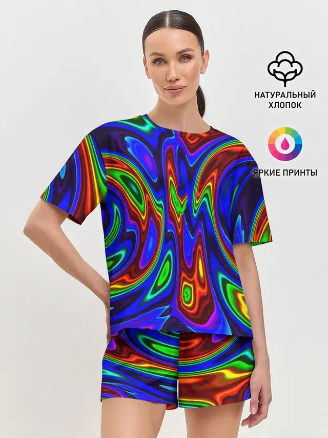 Женская пижама с шортами