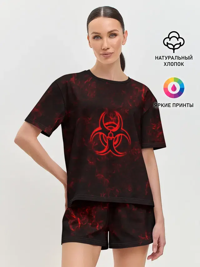 Женская пижама с шортами