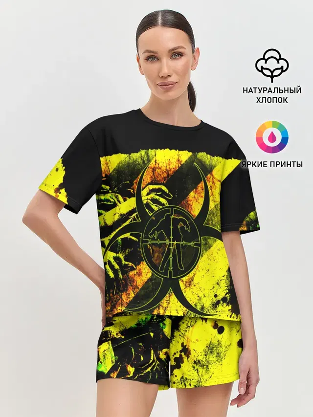 Женская пижама с шортами