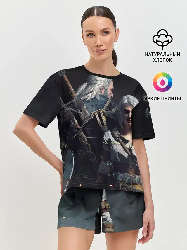 Женская пижама с шортами