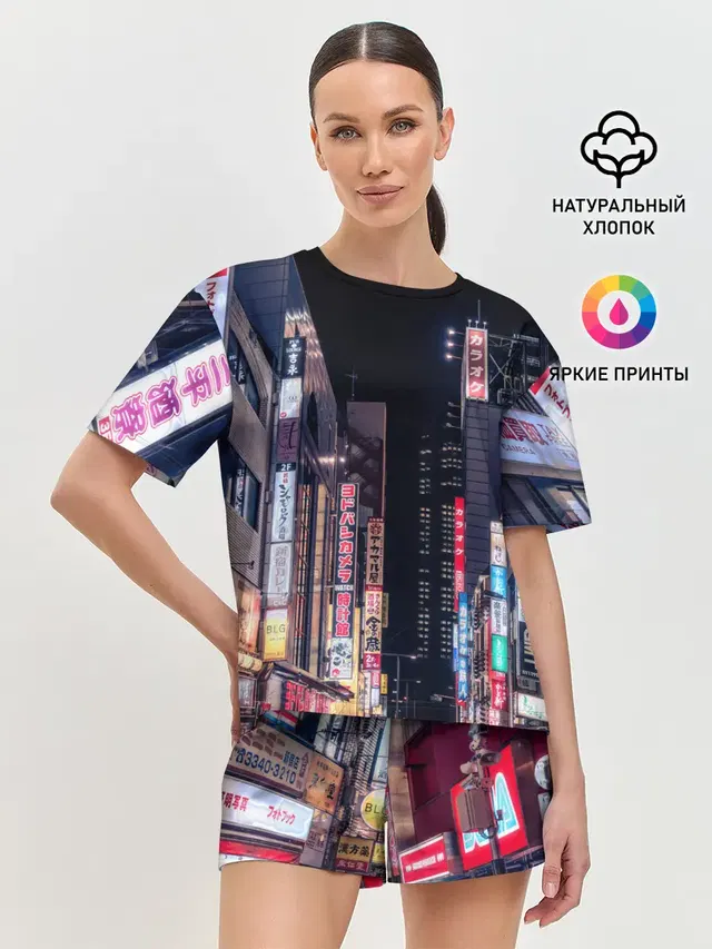 Женская пижама с шортами