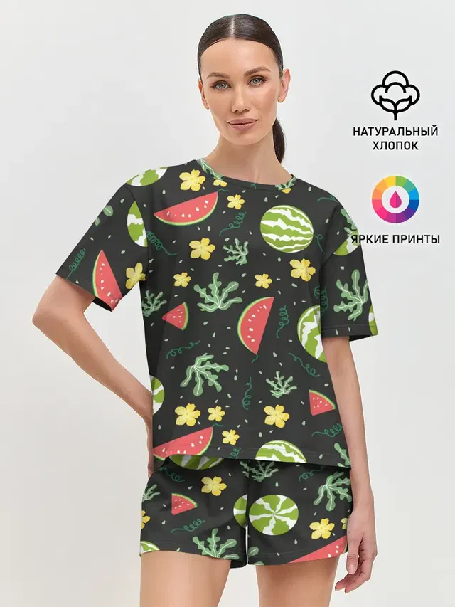 Женская пижама с шортами