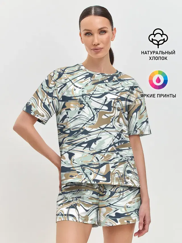 Женская пижама с шортами
